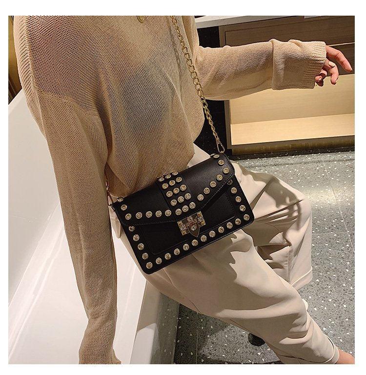 Studded designer cheap handbags