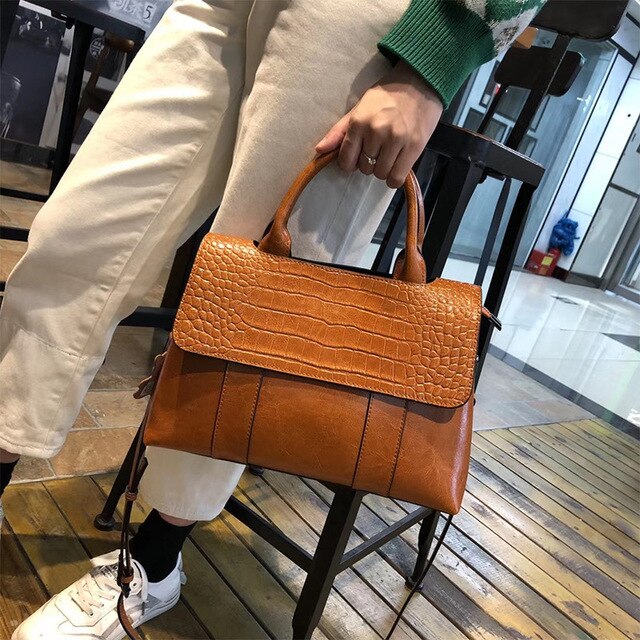 luxury bag genuine leather