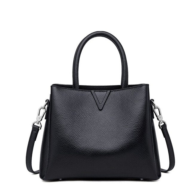 ladies genuine leather handbag