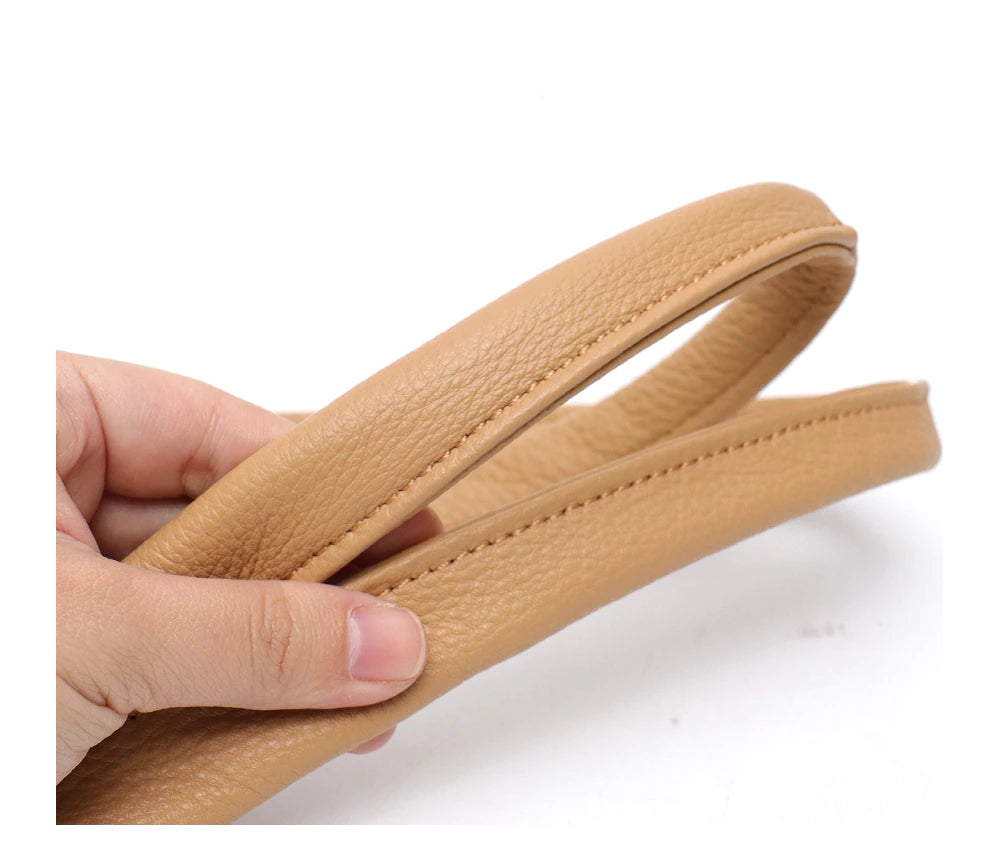 genuine leather bag soft handles