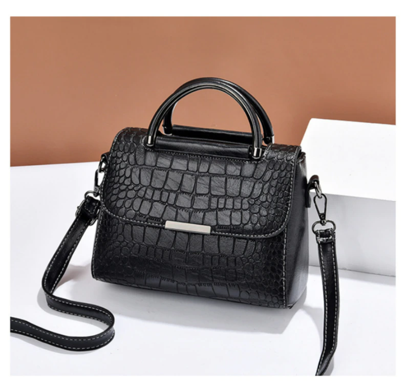 752 Women's luxury vintage embossed tote handbag