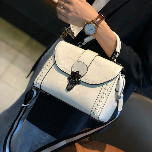 728 Women's luxury tote and crossbody handbag beautiful quality genuine leather