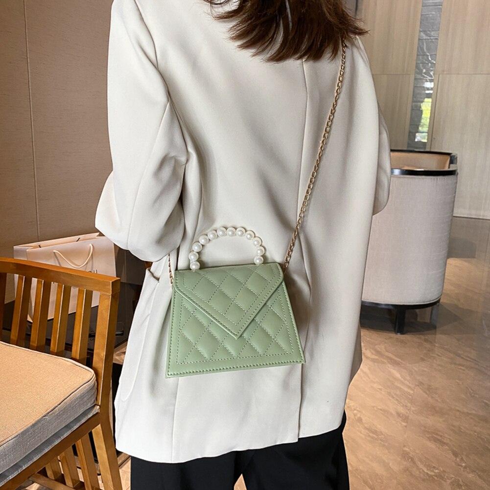 green satchel bag
