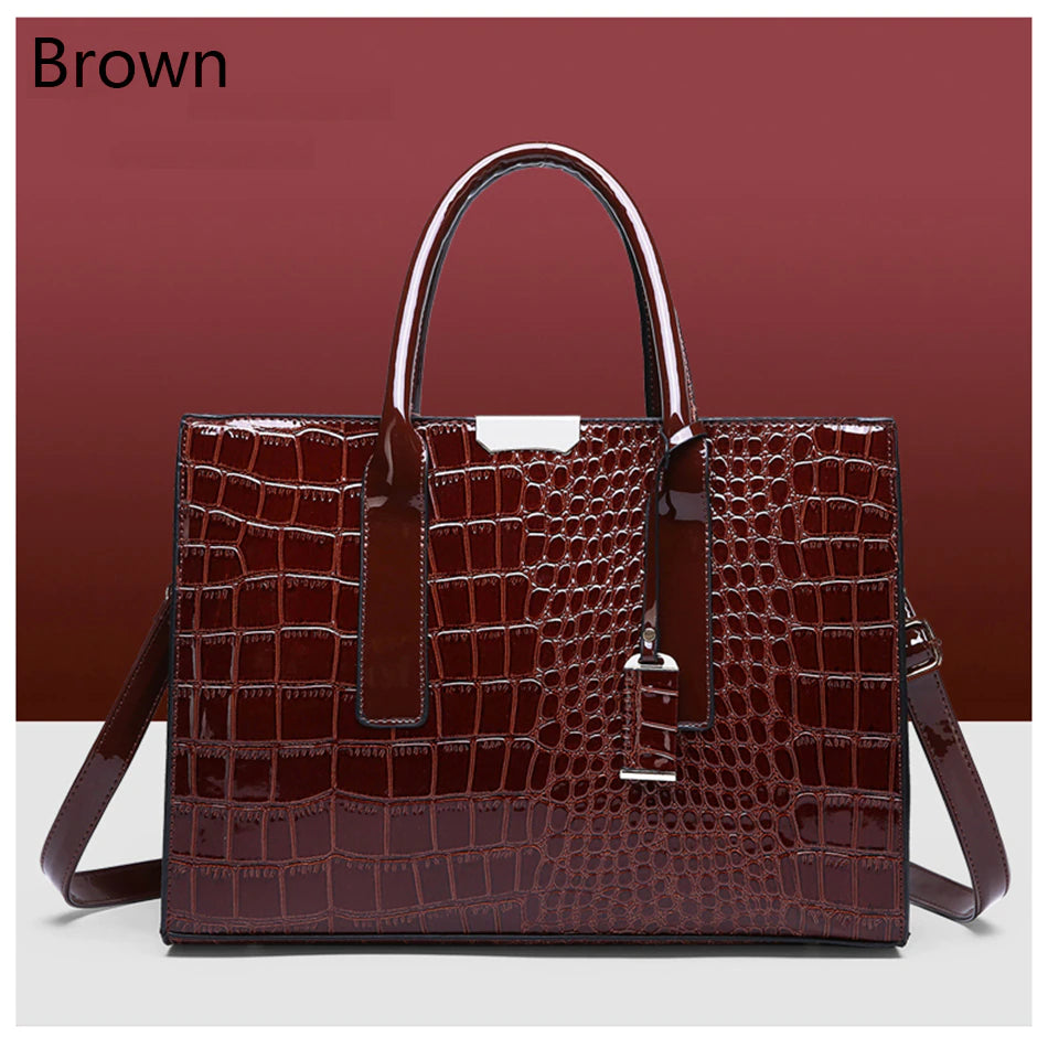ladies brown tote bag