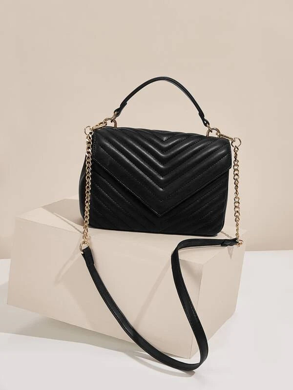 womens qualtiy black handbag