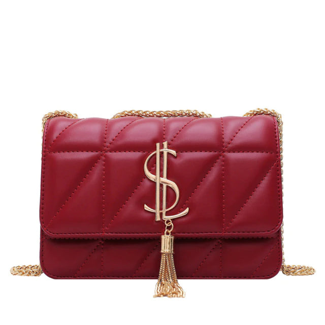 red luxury bag