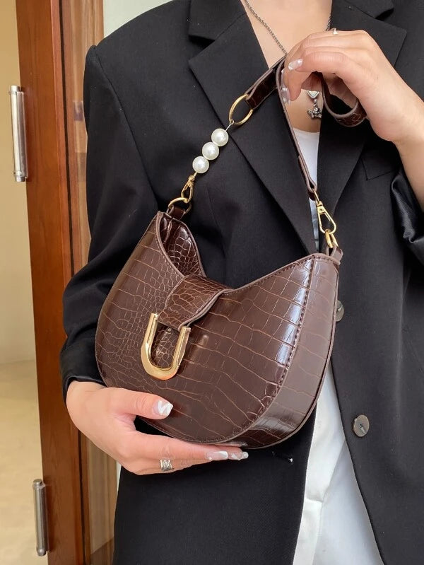ladies brown handbag