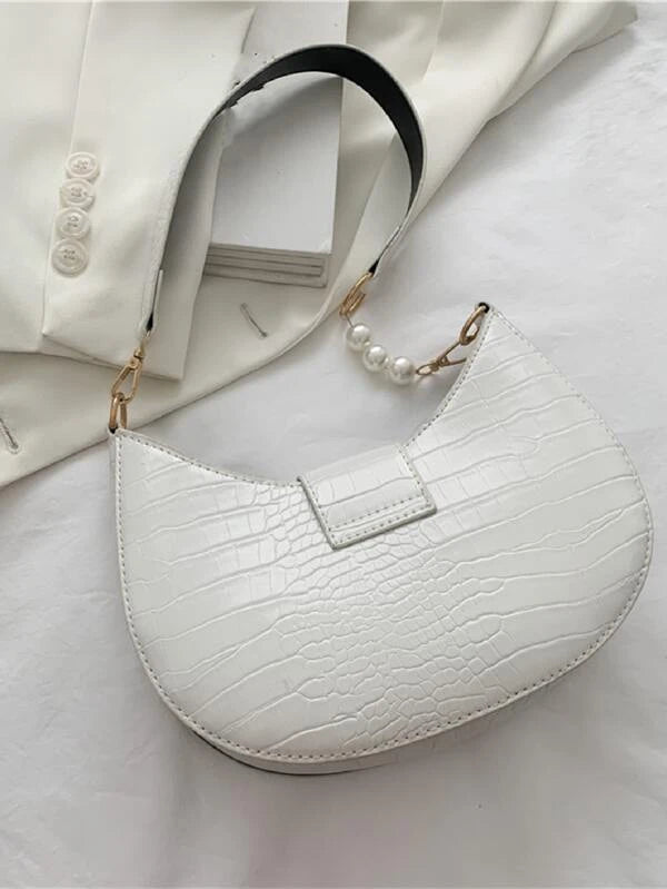 white handbag rear view