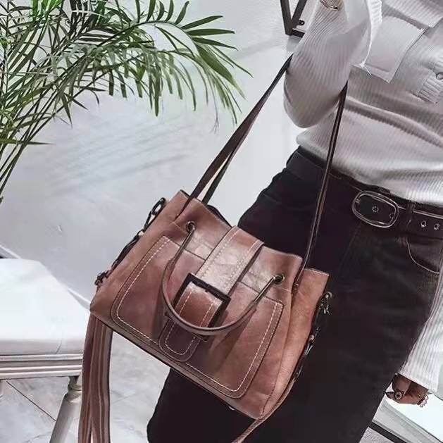 handbag with buckle detail