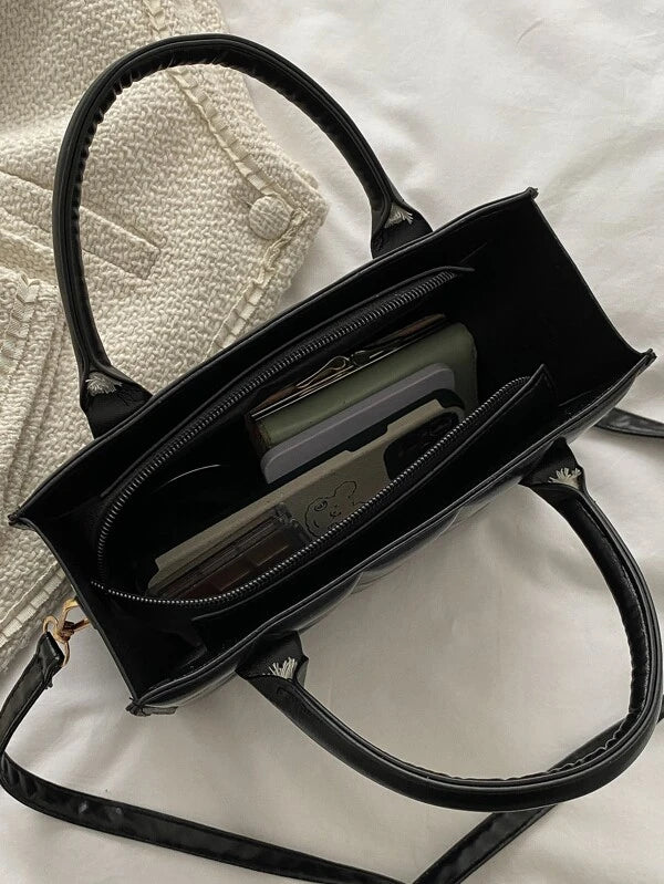 ladies handbag inside view